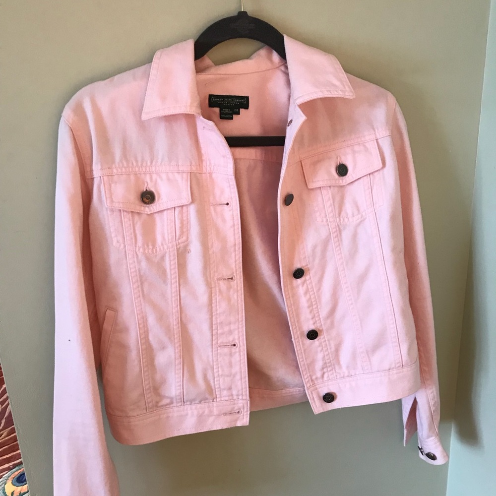 Pink Ralph Lauren Jean Jacket